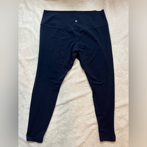 SOLD Navy Lululemon Align Leggings Size 18 ‘28 inch - Picture 1 of 5